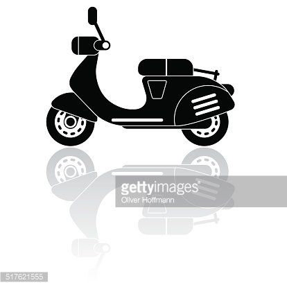 Scooter Silhouette Vector Icon Premium Clipart 414x414 Scooter Silhouette Vector Icon Premium Clipart