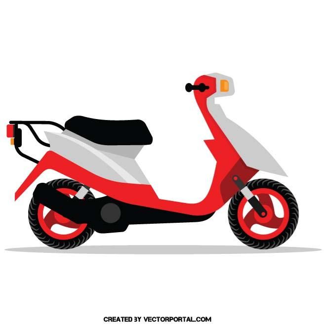 Motor Scooter Vector Graphics Vehicles Free Vectors 660x660 Motor Scooter Vector Graphics Vehicles Free Vectors