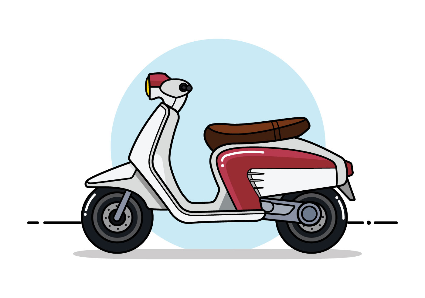 Scooter Free Vector Art 1400x980 Scooter Free Vector Art