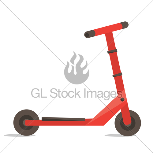 Classic Kick Scooter Vector Illustration Gl Stock Images 500x500 Classic Kick Scooter Vector Illustration Gl Stock Images