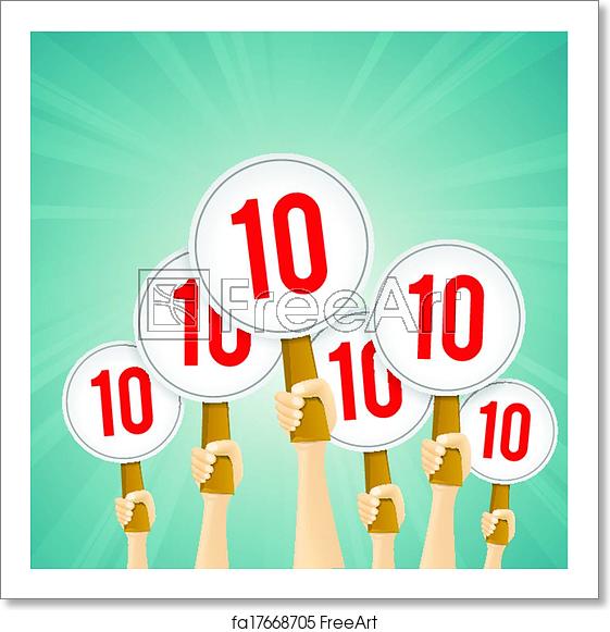 Free Art Print Of Perfect Score Vector Illustration Of Several 561x581 Free Art Print Of Perfect Score Vector Illustration Of Several