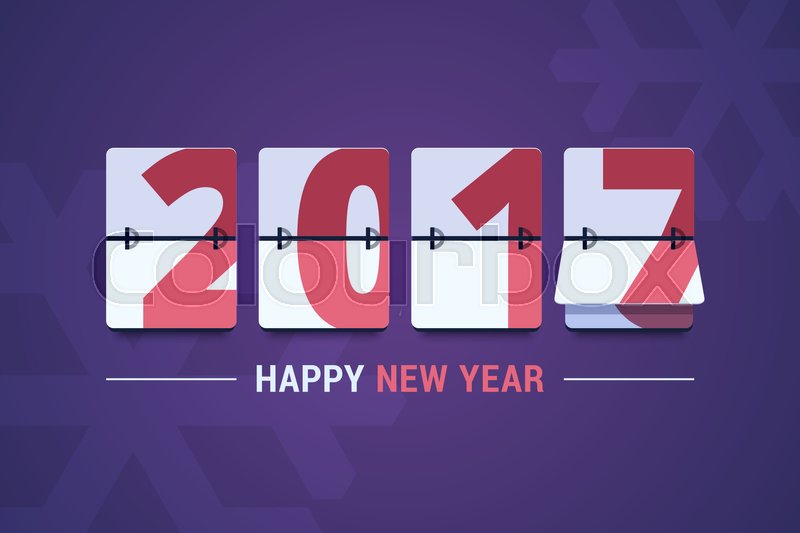 800x533 Happy New Year Scoreboard Vector Stock Vector Colourbox