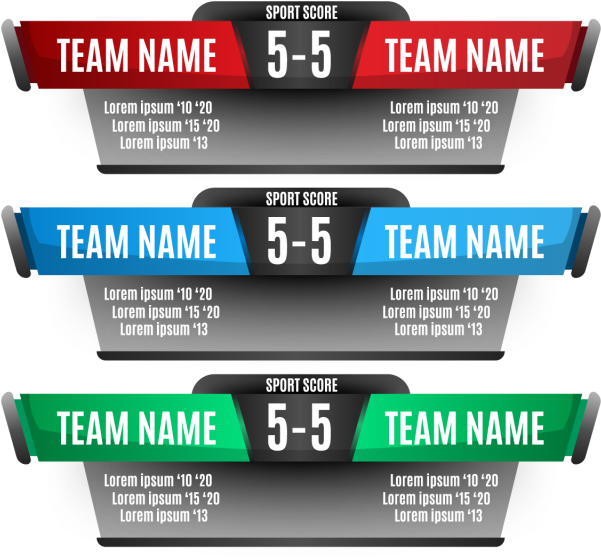 601x560 Scoreboard Vector Football Stadium