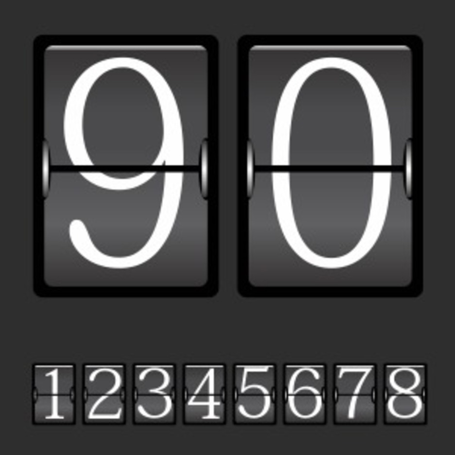 936x936 Beautiful Mechanical Scoreboard Vector Freevectors