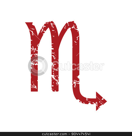 Red Grunge Scorpio Logo Stock Vector 450x464 Red Grunge Scorpio Logo Stock Vector