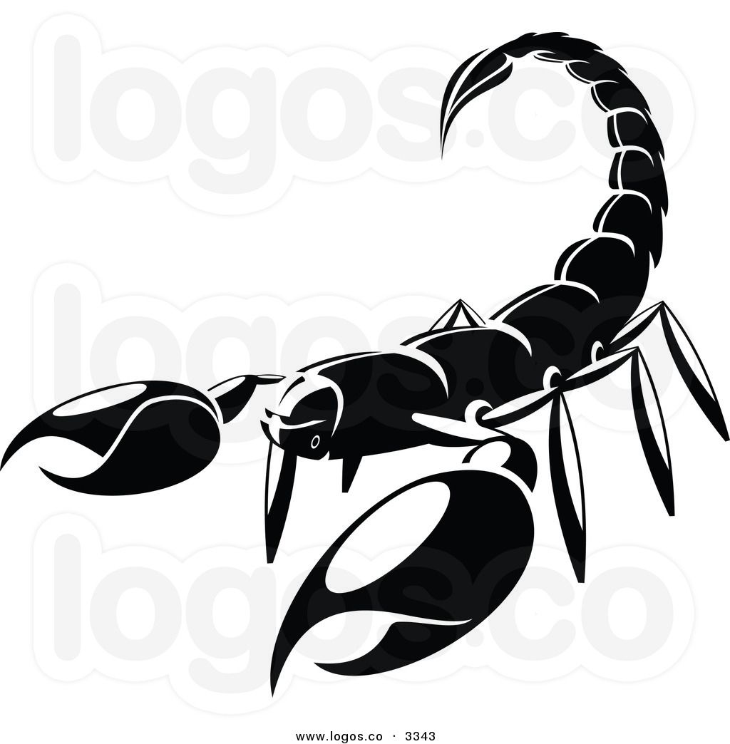 1024x1044 Royalty Free Vector Of A Black Scorpion Logo Tshirt Ideas