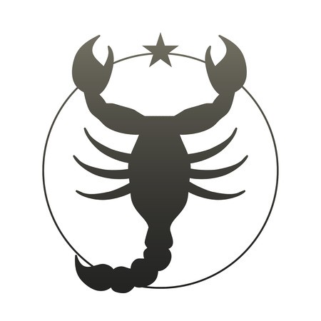 450x450 Zodiac Sign Scorpio Vector Illustration Royalty Free Vector