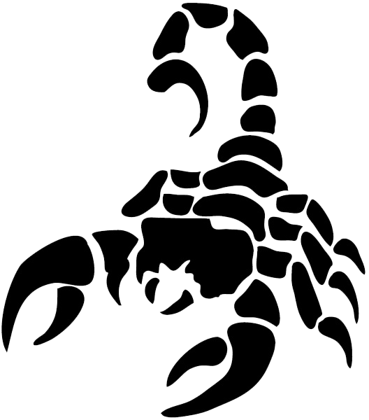 528x600 Tattoo Silhouette Agar Io Sacramento Scorpion Scorpions Vector