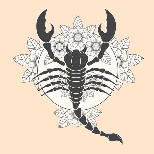 490x490 Scorpion Tattoo Vector