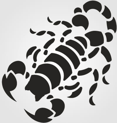 399x419 Scorpion Silhouette Vector Set Free Graphics Uihere