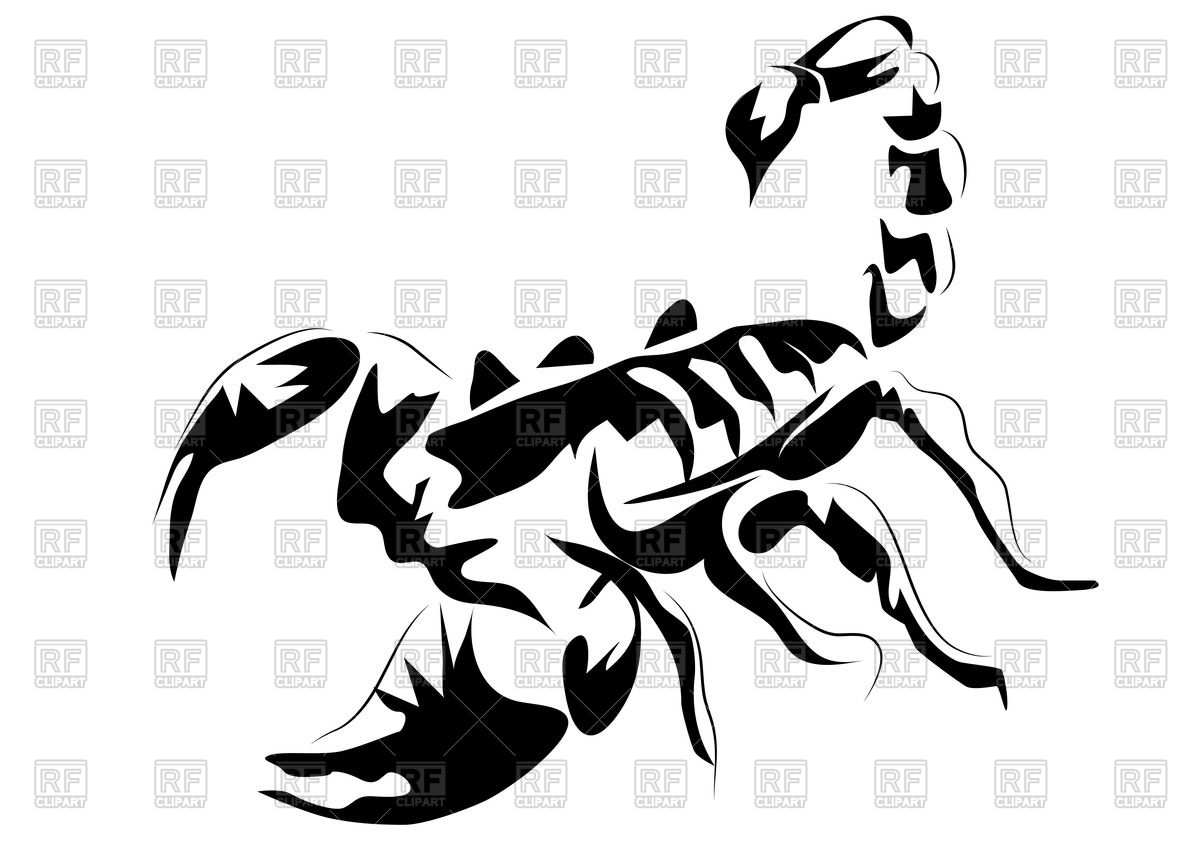 Scorpion Outline Vector Image Of Plants And Animals Arkela 1200x849 Scorpion Outline Vector Image Of Plants And Animals Arkela