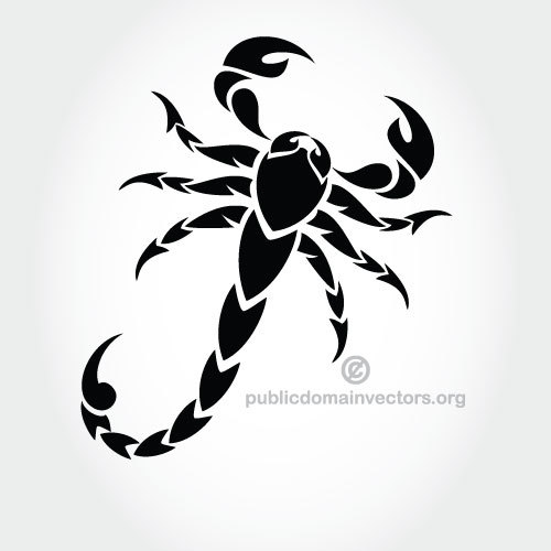 Scorpion Vector Graphics 500x500 Scorpion Vector Graphics