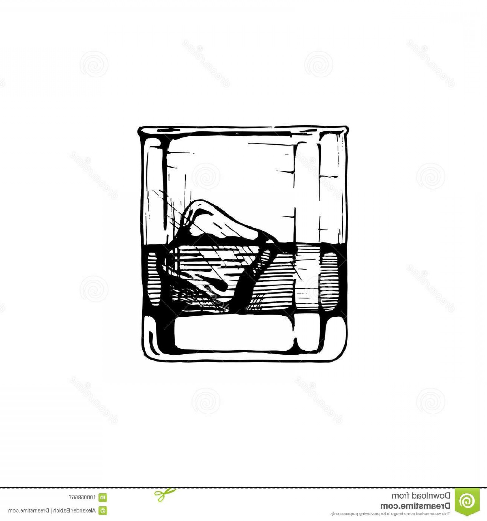 1560x1668 Illustration Tumbler Glass Tumbler Glass Whiskey Ice Cube Vector