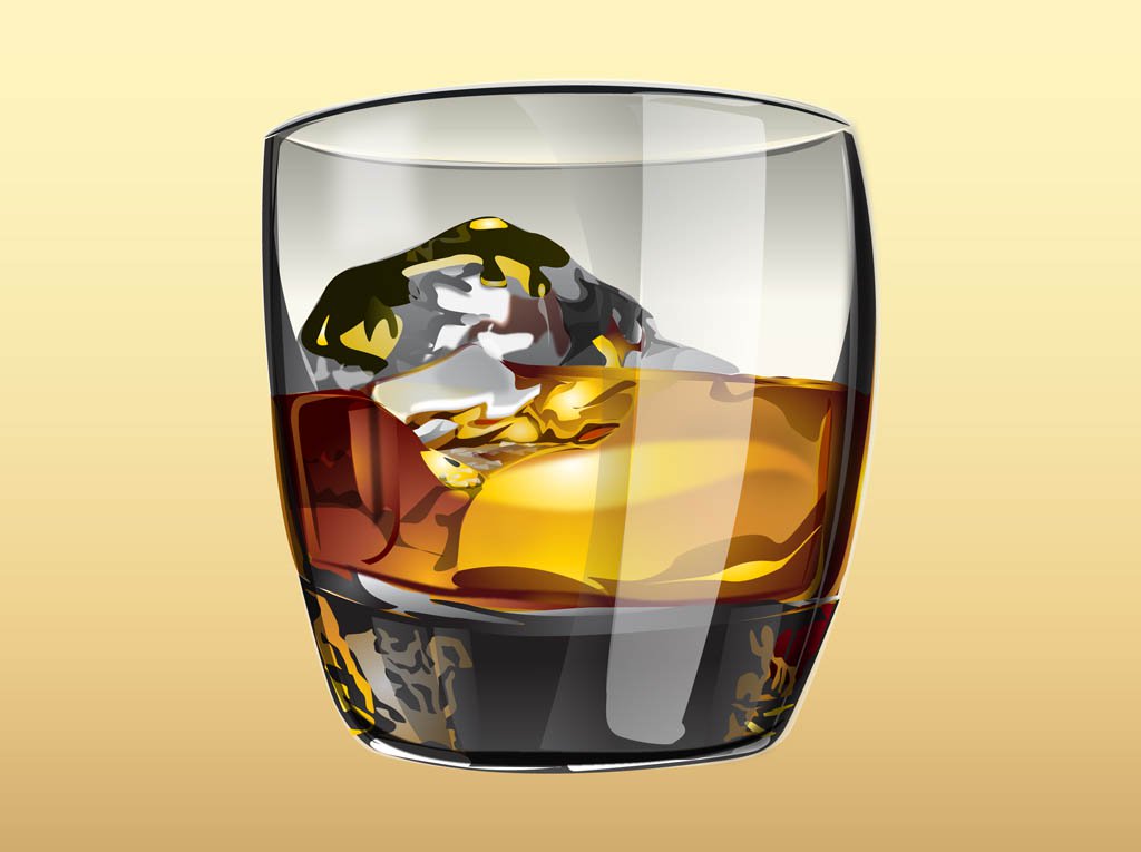 1024x765 Whiskey Glass Vector Art Graphics