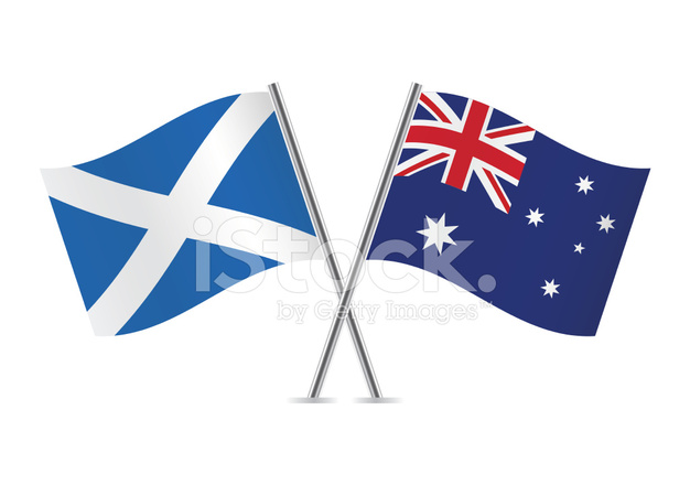 626x440 Scottish And Australian Stock Vector