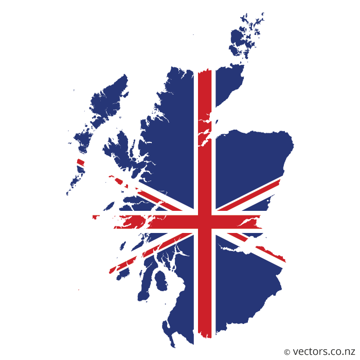 700x700 Uk Flag Vector Map Of Scotland Map Flag Vector, Map Vector, Uk