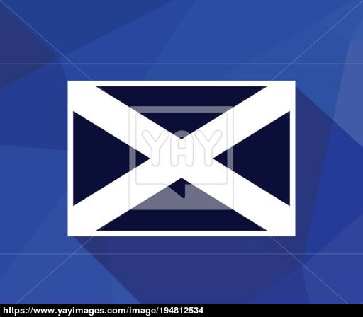 512x448 Scotland Flag Vector