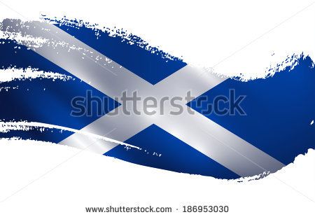450x310 Scotland Flag Paint Splash Vector Illustration