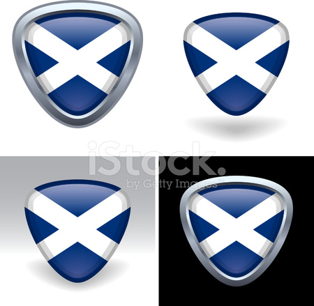 450x439 Scottish Flag Crest Stock Vector