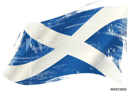 500x360 Scottish Flag Grunge