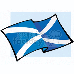 300x300 Flag Of Scotland Blue Background Clipart Royalty Free Gif