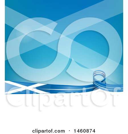 450x470 Clipart Of A Scottish Flag Background