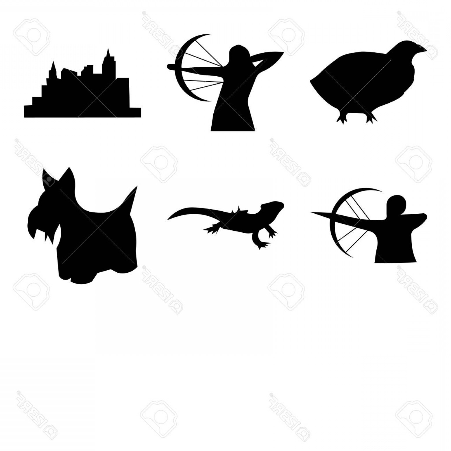 1560x1560 Photostock Vector Set Of Simple Editable Icons Such As Scottie Dog