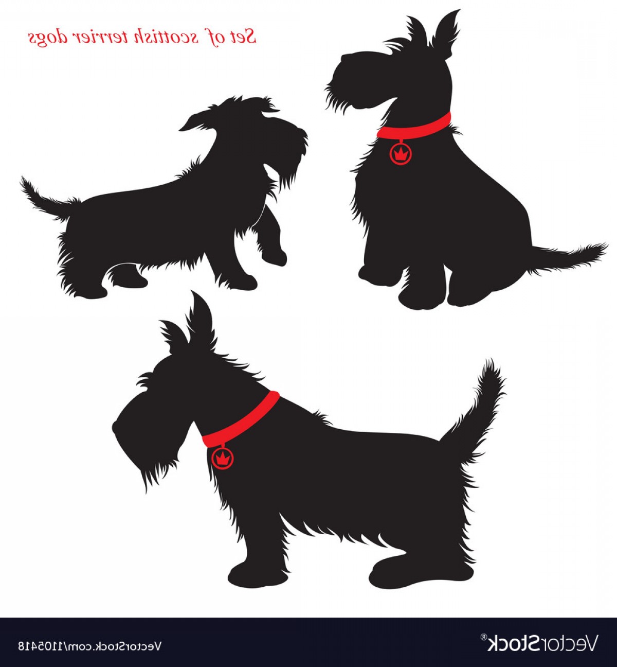 1200x1296 Scottish Terrier Dog Silhouettes Vector Soidergi