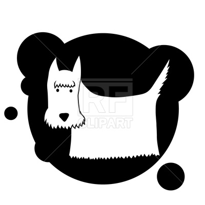 400x400 Cartoon Scottish Terrier Vector Image Of Plants And Animals