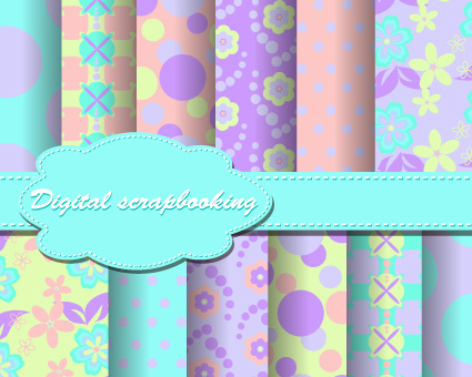 425x340 Scrapbook Free Vector Download