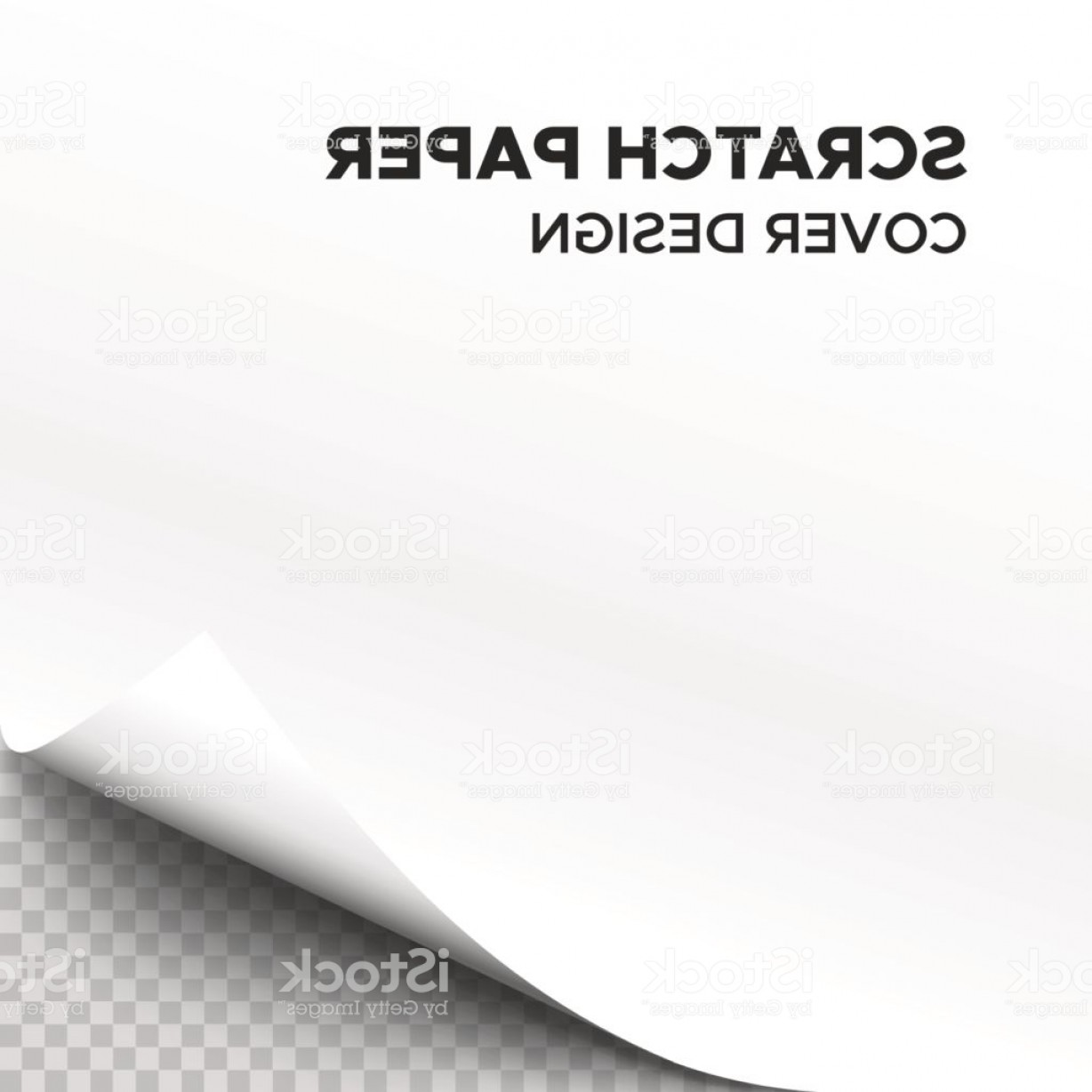 1228x1228 White Scratch Paper Sheet With Curl On Corner Gm Soidergi