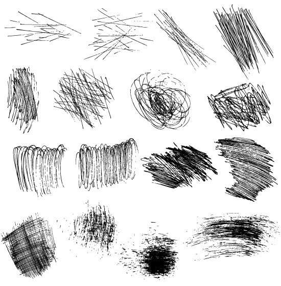 550x560 Scratch Vector Pack