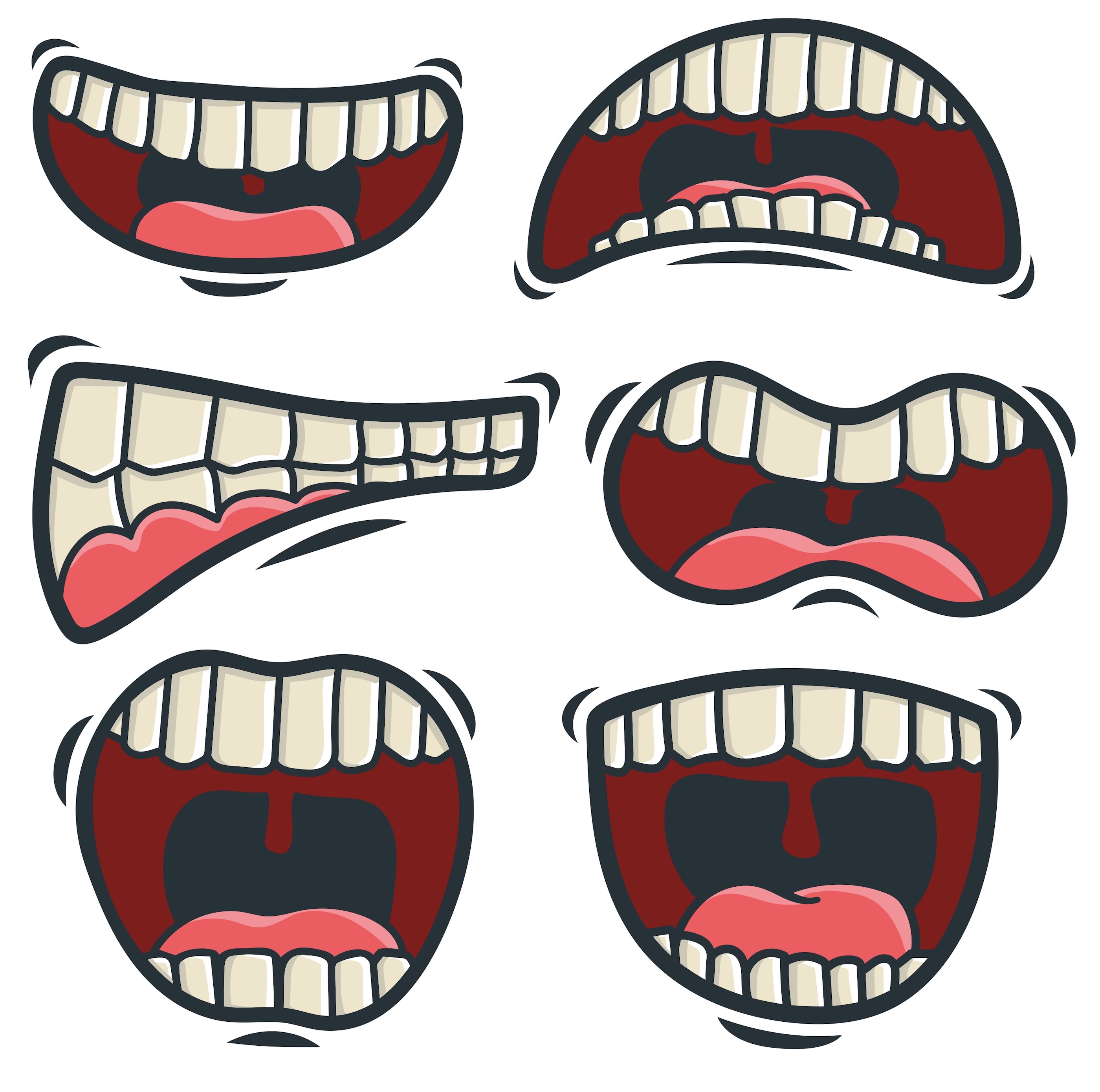 2800x2781 Scream Free Vector Art