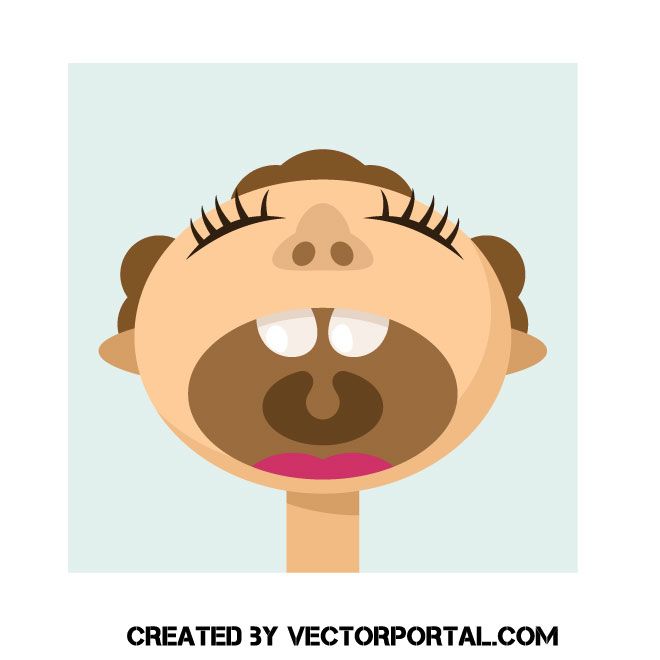 660x660 Baby Mouth Screaming Vector Clip Art People Free Vector Image