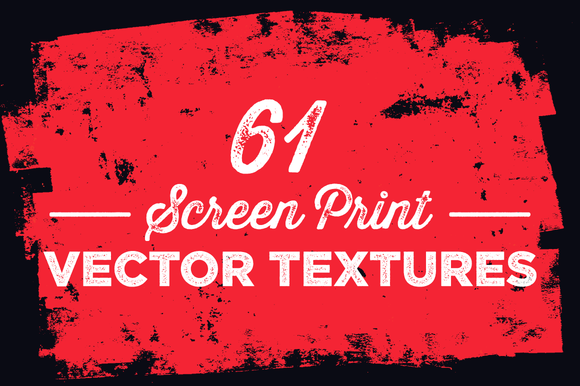 Screen Print Vector Textures 580x386 Screen Print Vector Textures