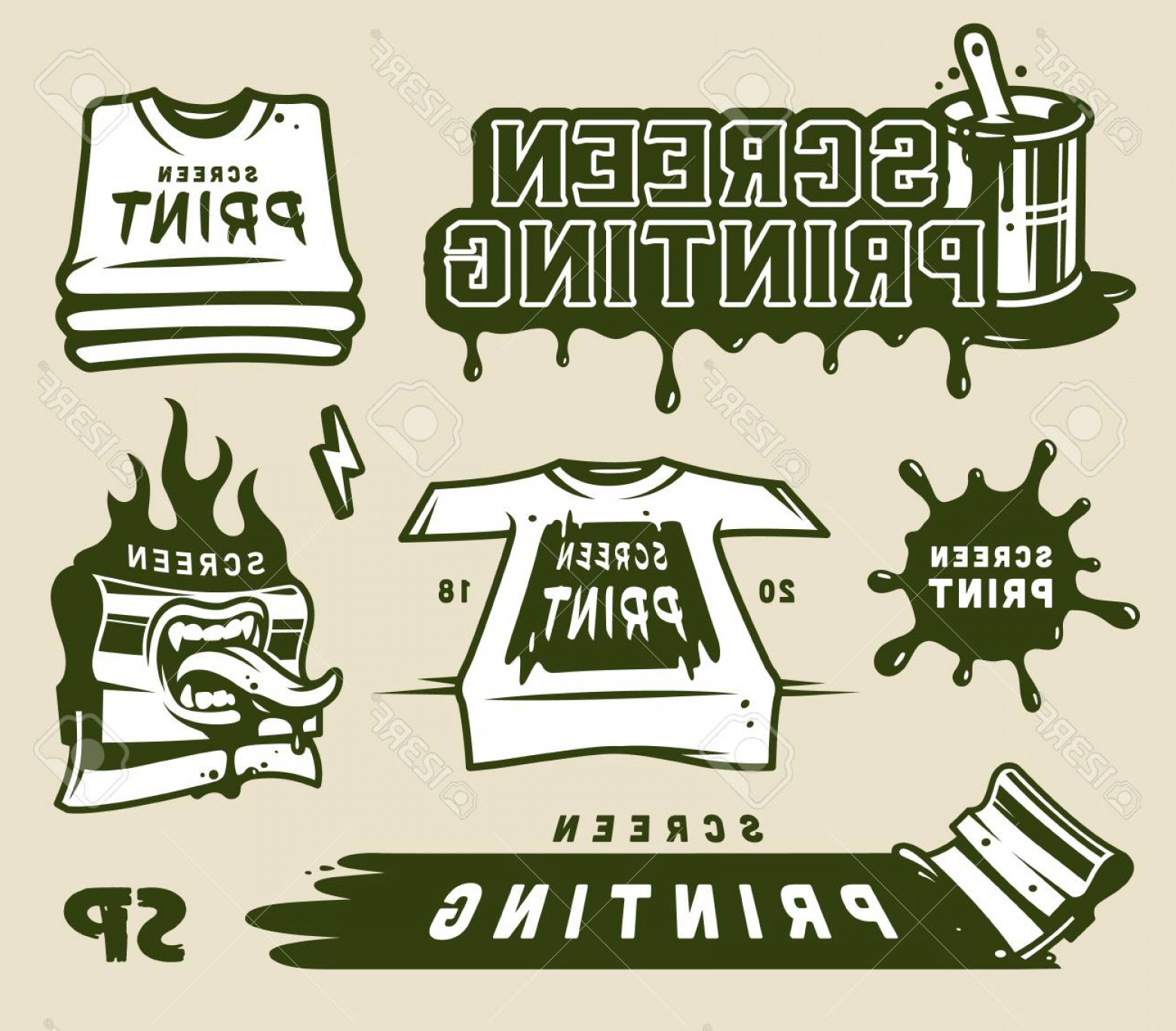 1560x1368 Screen Printing Vector Clip Art Hoodamathrun