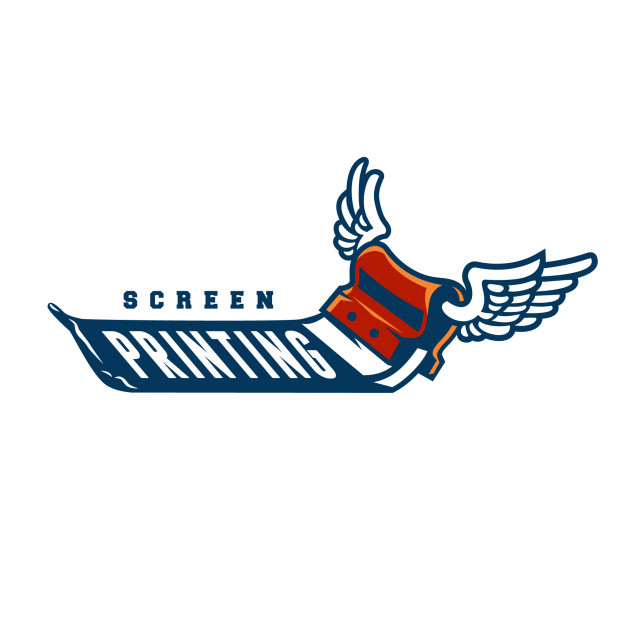 626x626 Screen Printing Logo Vector Premium Download