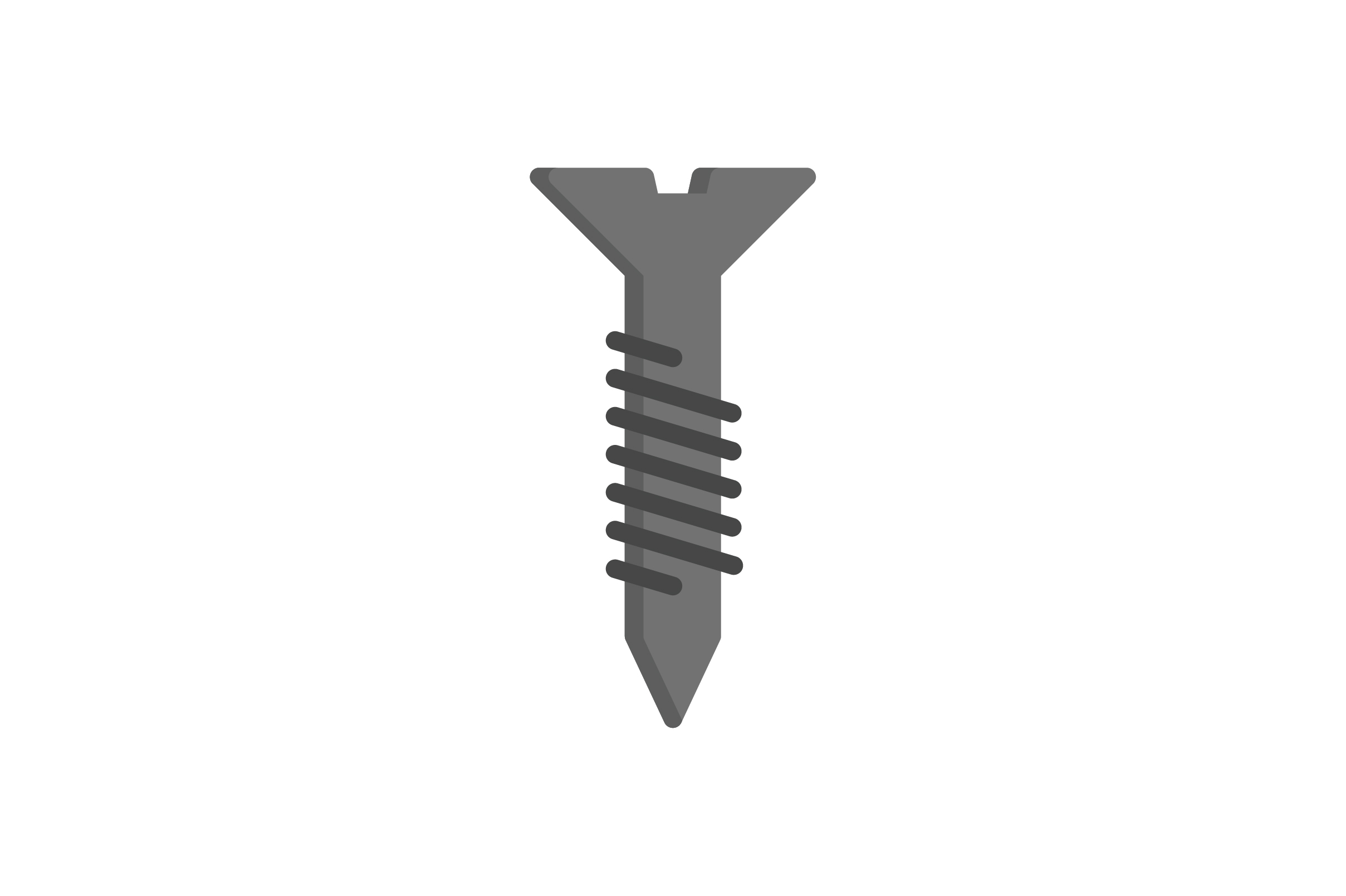 2417x1609 Screw Vector Graphic
