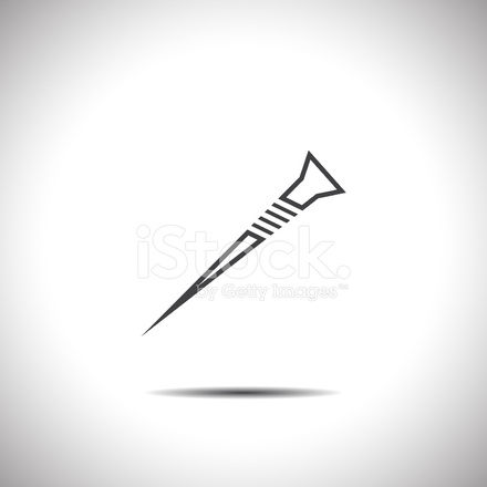 440x440 Screw Vector Icon Stock Vector