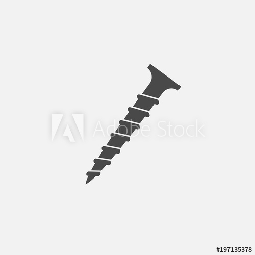 500x500 Screw Vector Icon