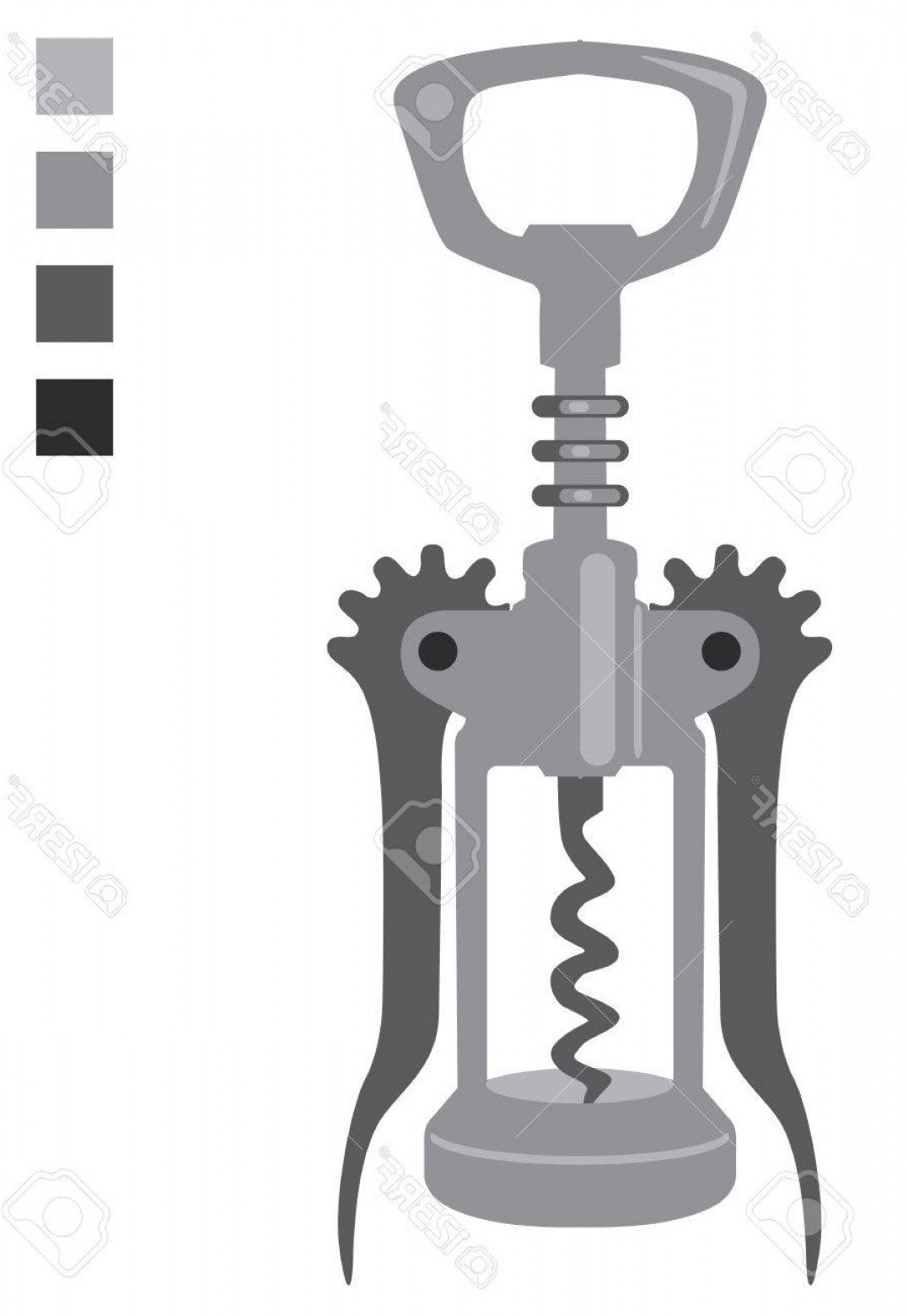 1077x1560 Cork Screw Vector Art Iniikim