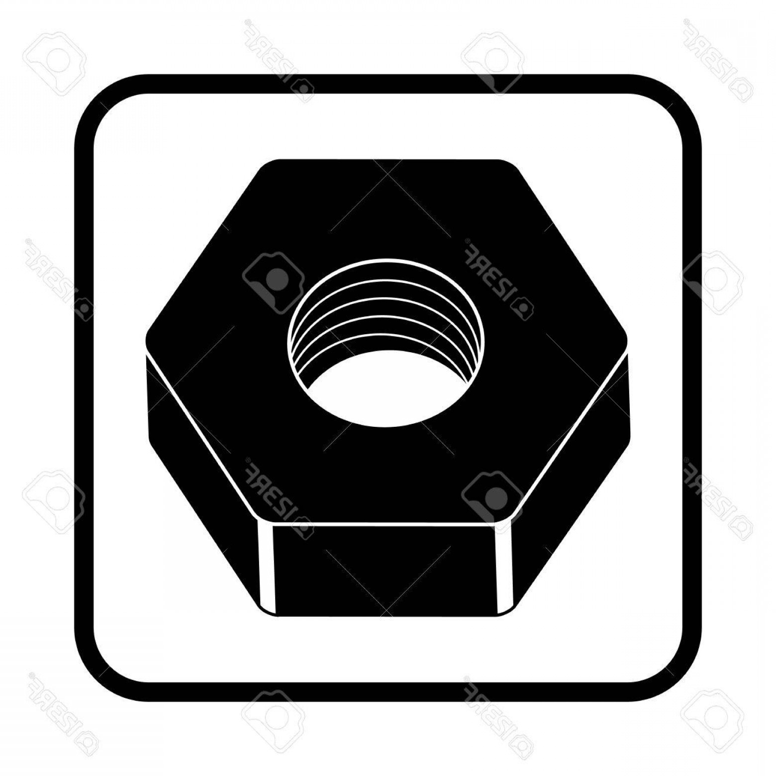 1560x1560 Photostock Vector Nut Screw Vector Icon Soidergi