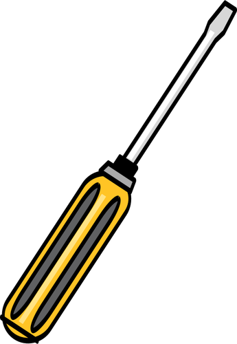 Screwdriver Vector Image 345x500 Screwdriver Vector Image
