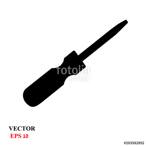 Screwdriver Vector Illustration Stock Image And Royalty Free 500x500 Screwdriver Vector Illustration Stock Image And Royalty Free