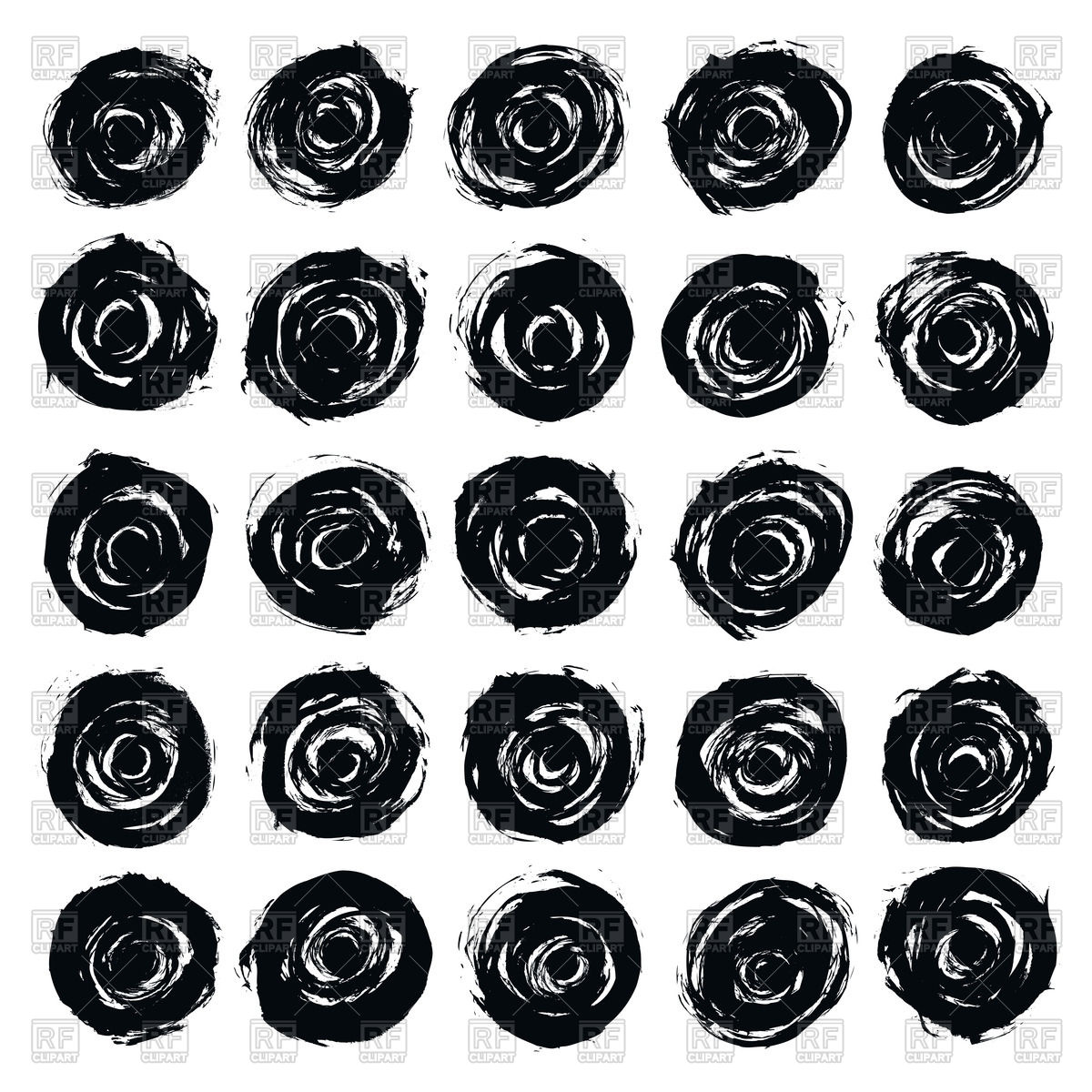 Scribble Circle Vector