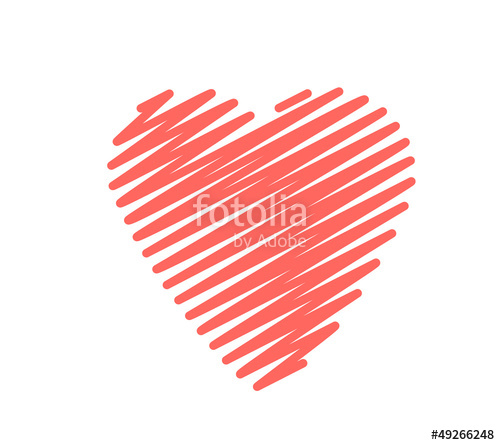 Scribble Heart Big Stroke Stock Image And Royalty Free Vector 500x445 Scribble Heart Big Stroke Stock Image And Royalty Free Vector