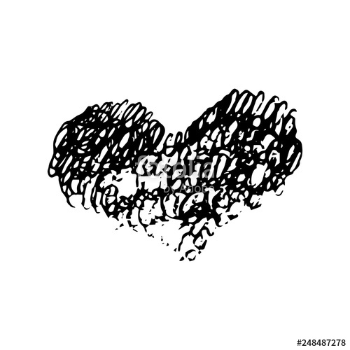 Hand Drawn Pencil Scribble Heart Stock Image And Royalty Free 500x500 Hand Drawn Pencil Scribble Heart Stock Image And Royalty Free