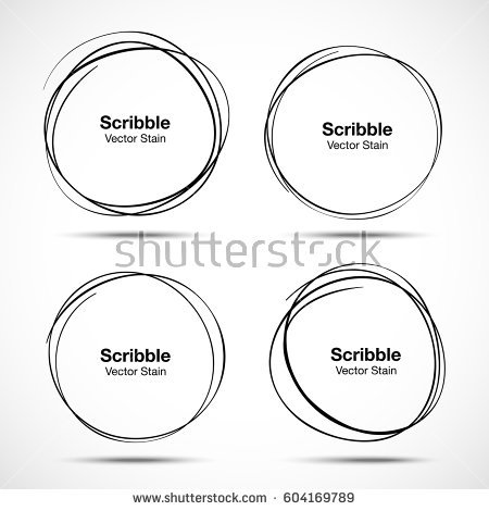 450x470 Stock Vector Set Of Vector Hand Drawn Circles Using Sketch Drawing