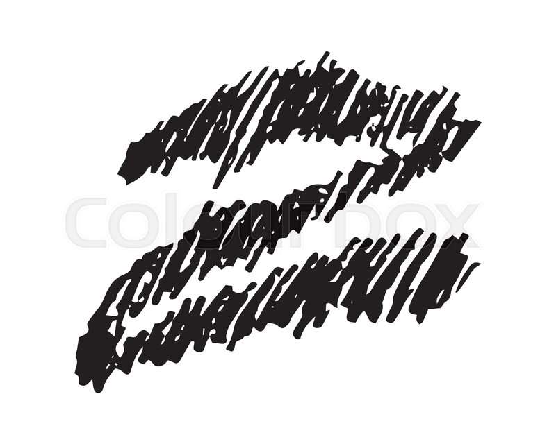 800x640 Sketch Scribble Smear Zigzag Hand Stock Vector Colourbox