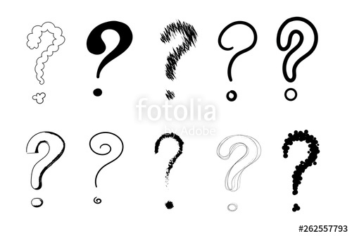 500x335 Question Mark Drawings Interrogation Point Scribble Vector
